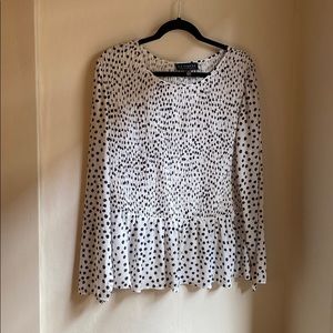 NWT Eloquii Polka Dot Top